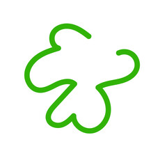 Wriggly scribble doodle line vector 