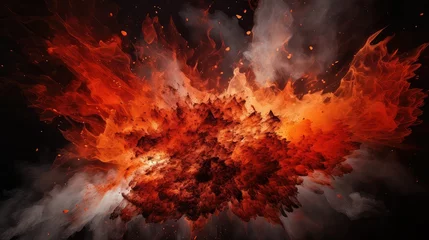 Foto op Canvas action explosion dynamic background illustration motion force, impact intensity, movement vibrant action explosion dynamic background © vectorwin