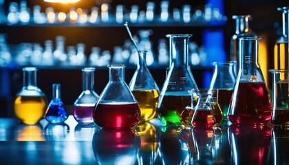 Laboratory equipment - test tubes for scientific experiments