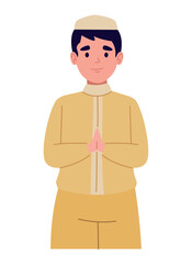 idul fitri man charatcer