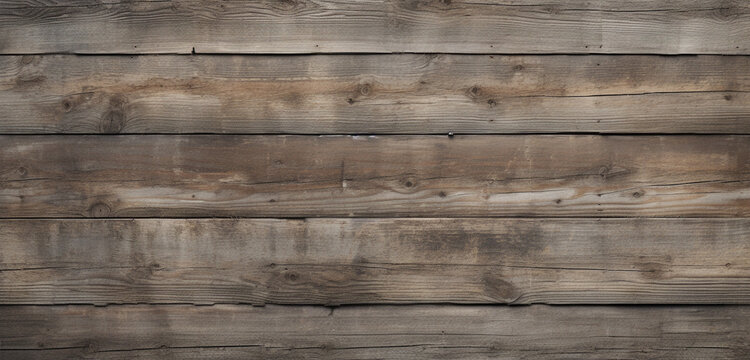 A detailed image of a 3D wall texture with a rustic, barn wood appearance in weathered grey. 8k,