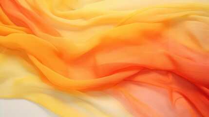 orange, transparent fabric background.  - obrazy, fototapety, plakaty