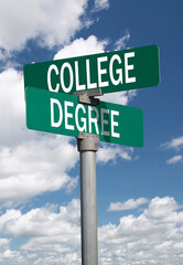 college degree sign