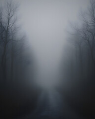fog in the forest horor