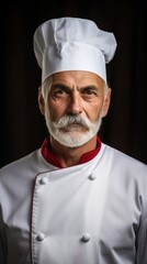A man in a chef's hat posing for a picture.