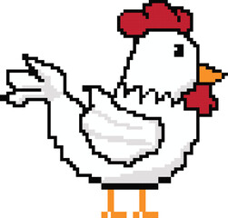 Chicken Pixel Vector Png Clipart