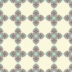 Foto op Canvas Vector ornamental seamless pattern. Background and wallpaper in classic style. Vector illustration can be used for backgrounds, motifs, textile, wallpapers, fabrics, gift wrapping, templates. © Naftalin_KG