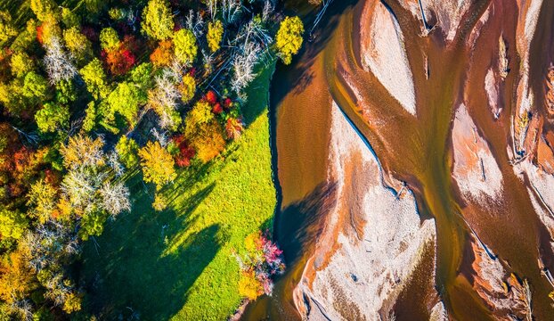 Zelter river on top, Selenge river, Mongolia, Selenge province, Asia