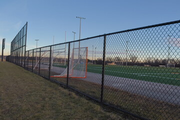 Fototapeta premium Baseball Diamond Fence