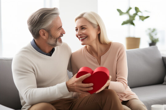 Mature Love - Senior Couple Sharing a Heartfelt Moment