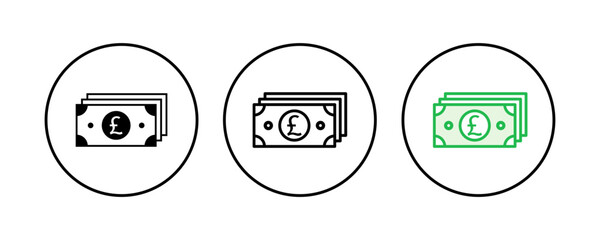 Money icon set. Money vector icon.