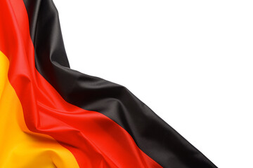 Flag of Germany on white background