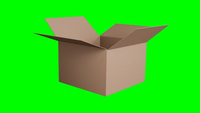 box open 3d animation