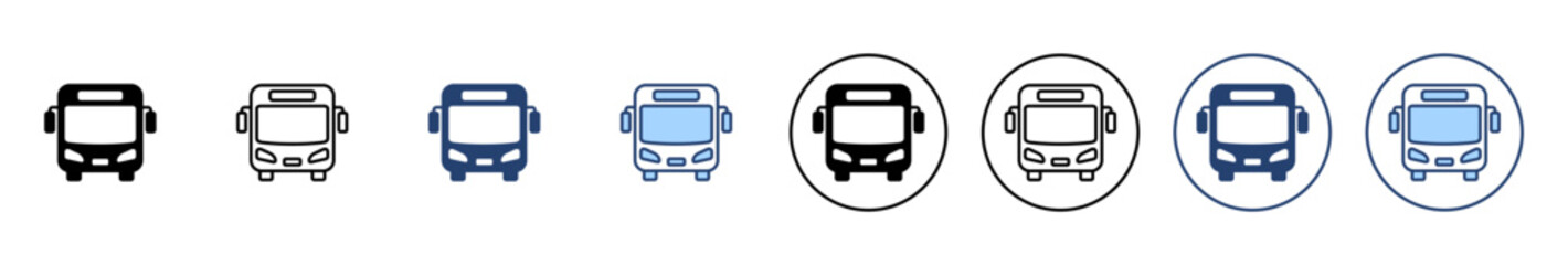 Bus icon vector. bus sign and symbol