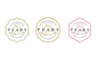 vintage pear logo