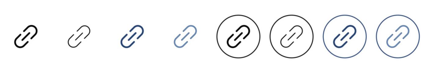 Link icon vector. Hyperlink chain sign and symbol