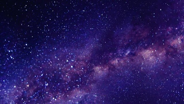 Galaxy Space And Stars Science Animation