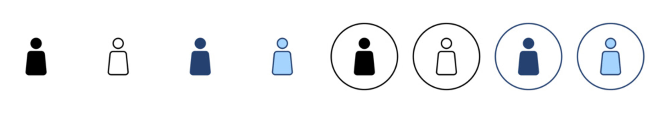 User icon vector. person sign and symbol. people icon.