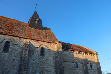 Centre - Cher - La Celle'Condé - Eglise Saint-Denis de Condé - Façade Sud