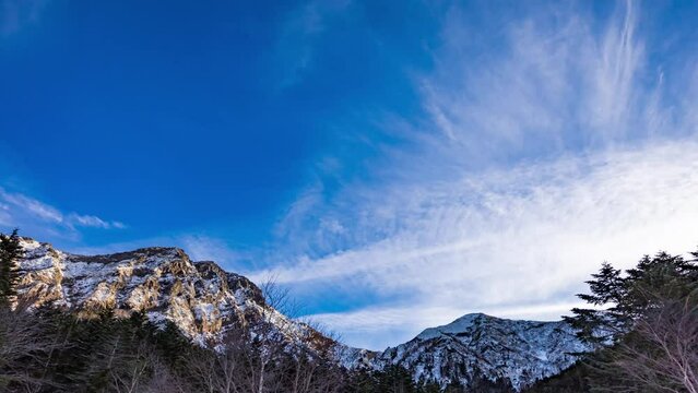八ヶ岳の青い空