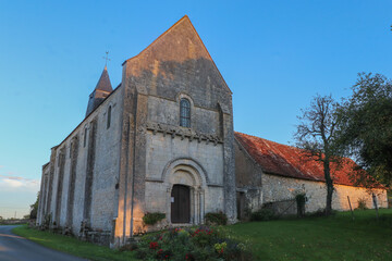 Centre-Cher- La Celle-Condé - Eglise Saint-Denis de Condé - Façade nord ouest
