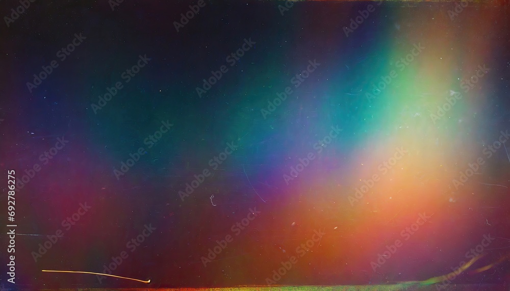 Wall mural Film projector lens rainbow art wallpaper.