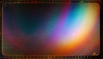 Film projector lens rainbow art wallpaper. - obrazy, fototapety, plakaty