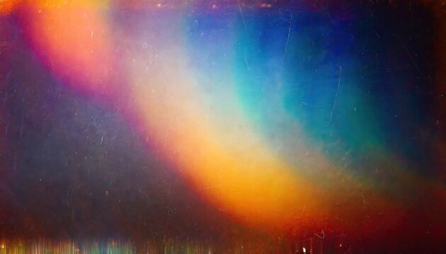Film projector lens rainbow art wallpaper.