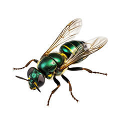 green hornet on white background