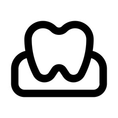 Tooth Line UI Icon