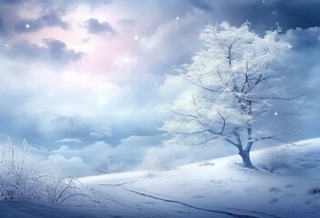 A Serene Winter Scene