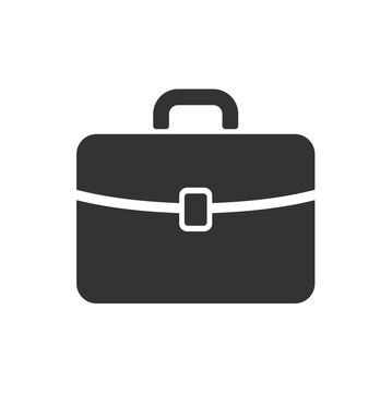 briefcase icon on white background