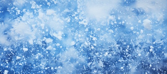 Fototapeta na wymiar Abstract snowflakes winter background. Generative AI technology. 