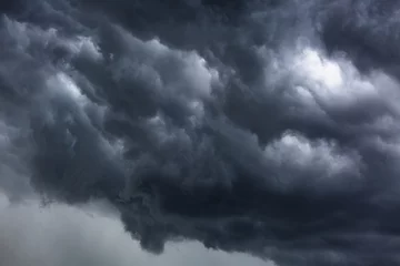 Plexiglas foto achterwand Dark storm clouds in Ohio  © Alyse