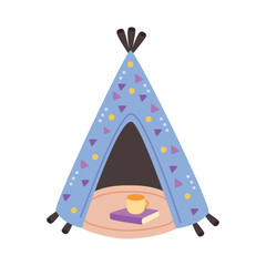 girl teepee design © Gstudio