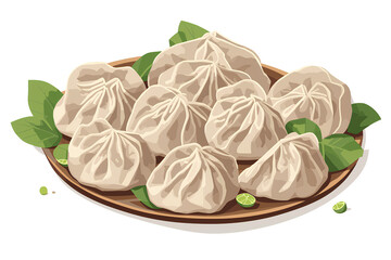 Warm and delicious dumplings