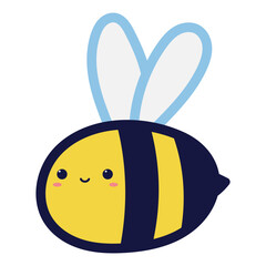 cute bee animal illustration