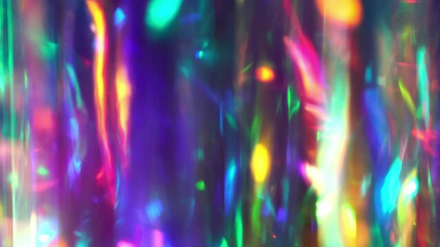 The shine of a diamond. Lens light leaks effect abstract background animation
