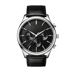 simple watch isolated on transparent or white background