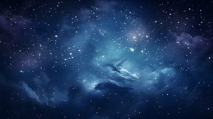 Obraz na płótnie Canvas starry night sky outer space universe background