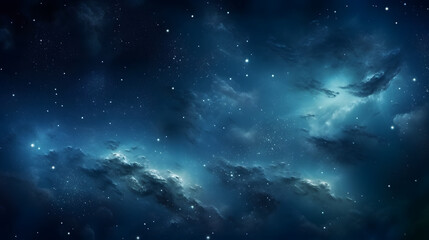Obraz na płótnie Canvas starry night sky outer space universe background