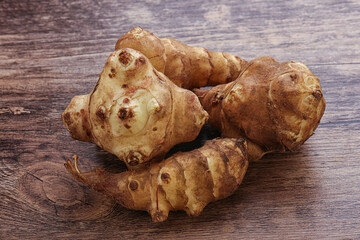 Raw dietary Jerusalem artishoke - topinambur