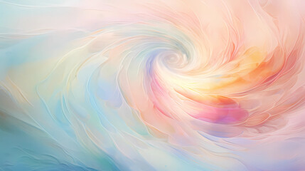 Ethereal Watercolor Whirl - obrazy, fototapety, plakaty