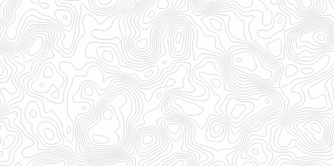 Abstract background with waves Geographic mountain relief. Abstract lines background. Contour maps. Vector illustration, Topo contour map on white background, Topographic contour lines.