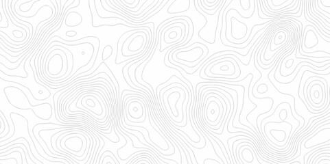 Abstract background with waves Geographic mountain relief. Abstract lines background. Contour maps. Vector illustration, Topo contour map on white background, Topographic contour lines.