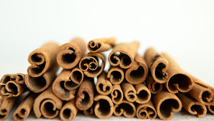 cinnamon sticks close up