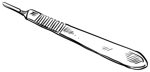 nail file handdrawn illustration