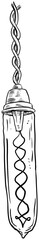 lightbulb handdrawn illustration