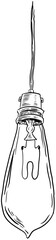 lightbulb handdrawn illustration