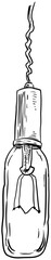 lightbulb handdrawn illustration